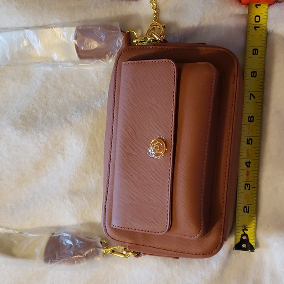 Joy Clean & Chic Saffiano Leather Crossbody Bag Plus Card Case - Picture 6 of 7